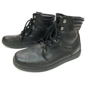 Harley-Davidson Men's Size 12 M Watkins Black Leather Motorcycle Boots D93758